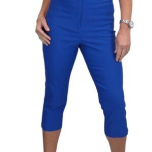 Sabrina Lauren Blue NWT Cropped Pant Size 24W